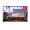 Plastik -LKW -Modell 40 'Semi -Container -Anhänger 1/24 | Scientific-MHD