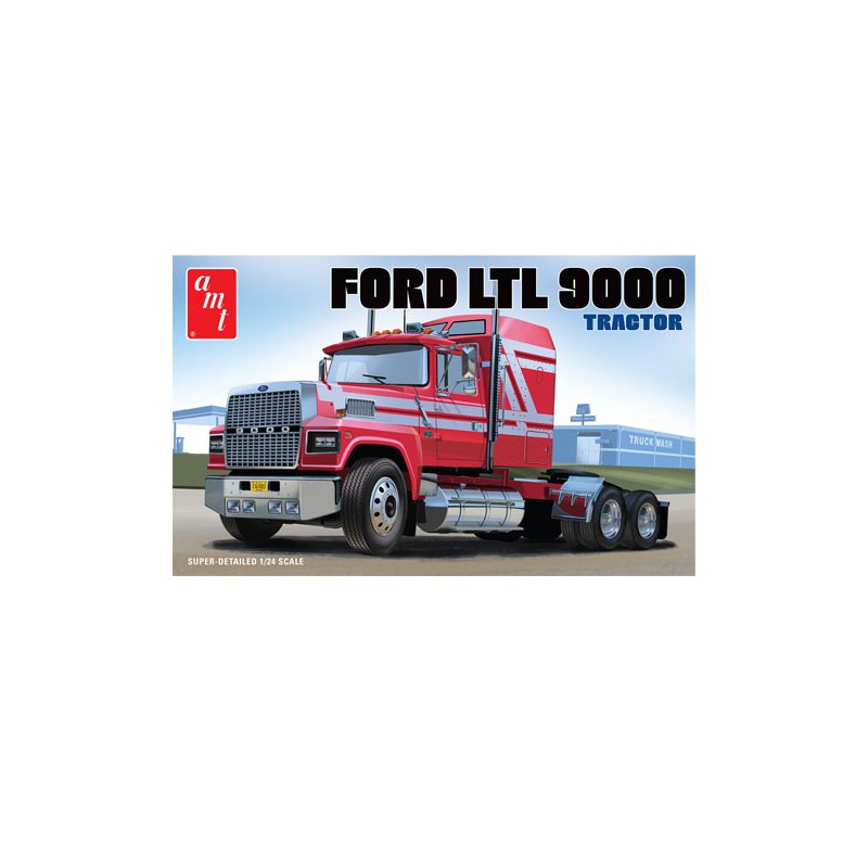 Ford LTL 9000 Semi -Traktor 1:24 Kunststoff -LKW -Modell | Scientific-MHD