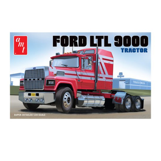 Ford LTL 9000 Semi -Traktor 1:24 Kunststoff -LKW -Modell Ford LTL 9000 Semi -Traktor 1:24 Kunststoff -LKW -Modell | Scientific-MHD