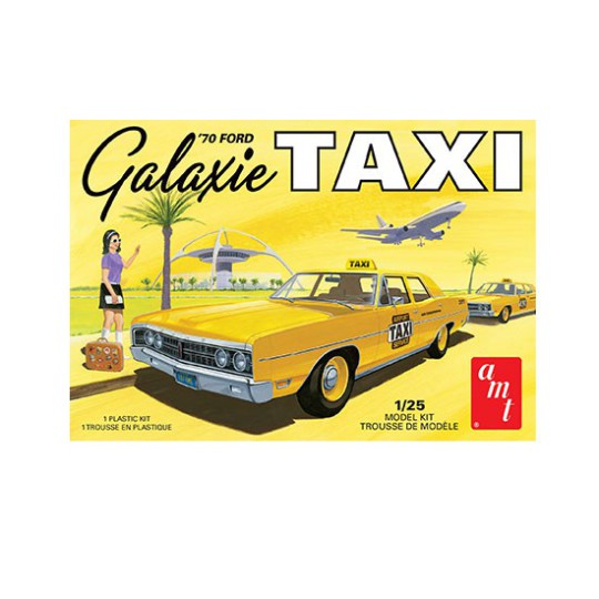Kunststoffauto Modell 1970 Ford Galaxie Taxi 1:25 Kunststoffauto Modell 1970 Ford Galaxie Taxi 1:25 | Scientific-MHD