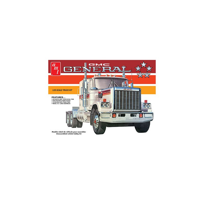 Kunststoff -LKW -Modell 1976 GMC General Semi Tractor 1:25 | Scientific-MHD