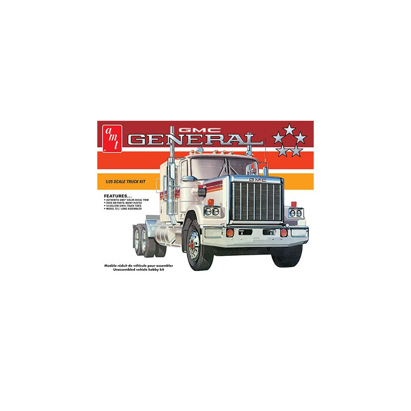 Kunststoff -LKW -Modell 1976 GMC General Semi Tractor 1:25 | Scientific-MHD