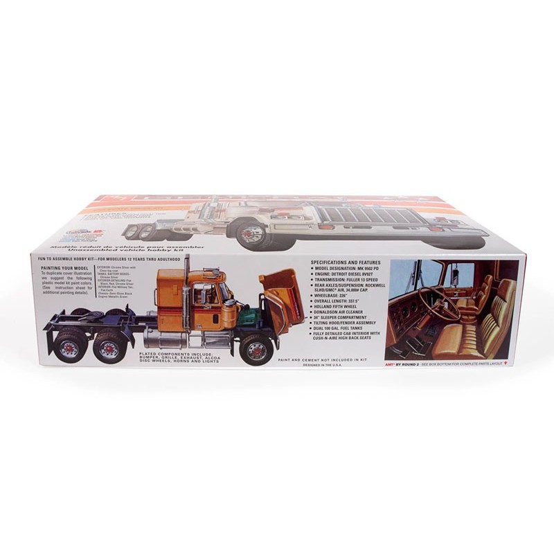 Kunststoff -LKW -Modell 1976 GMC General Semi Tractor 1:25 | Scientific-MHD