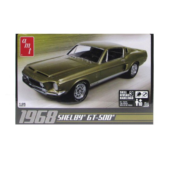 Shelby GT-500 1968 1/25 Plastikautoabdeckung Shelby GT-500 1968 1/25 Plastikautoabdeckung | Scientific-MHD