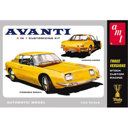 Studebaker Avanti 1963 1/25 Plastikautoabdeckung | Scientific-MHD