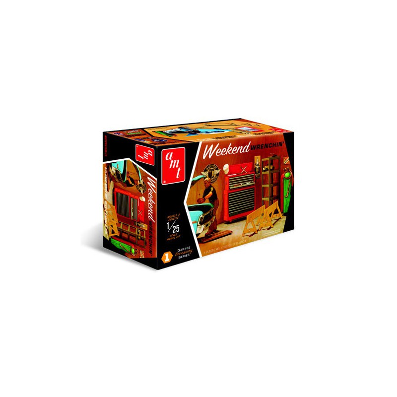 Plastikauto -Model -Garagenzubehör Set 1 1/25 | Scientific-MHD