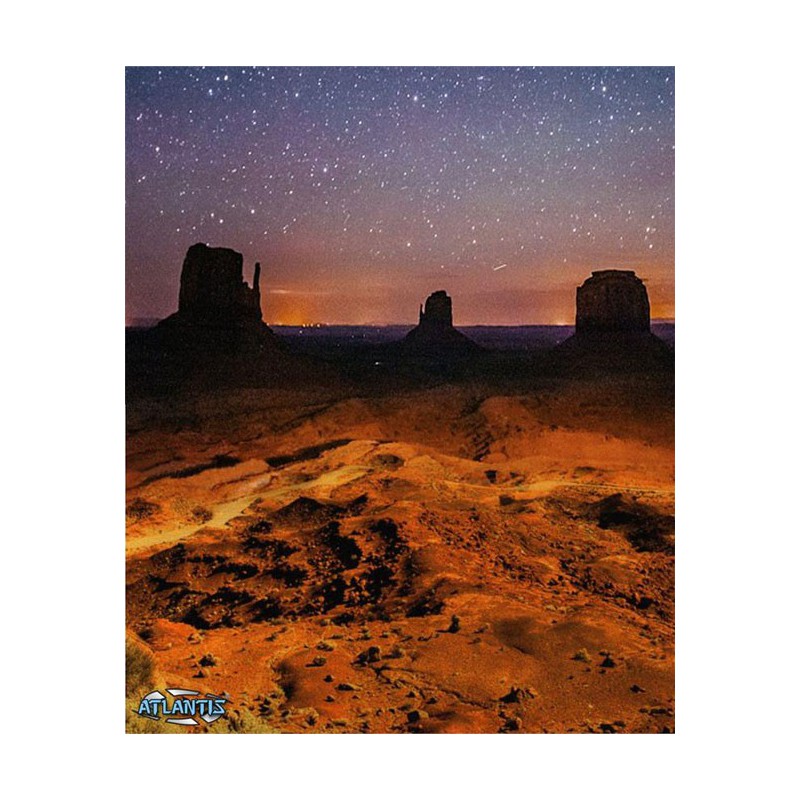 Science -Fiction -Modell in Plastic Monument Valley UFO Clear + LED | Scientific-MHD