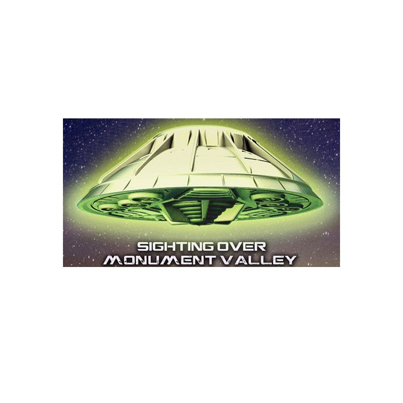 Science -Fiction -Modell im Plastik Monument Valley UFO GLOW + LED | Scientific-MHD