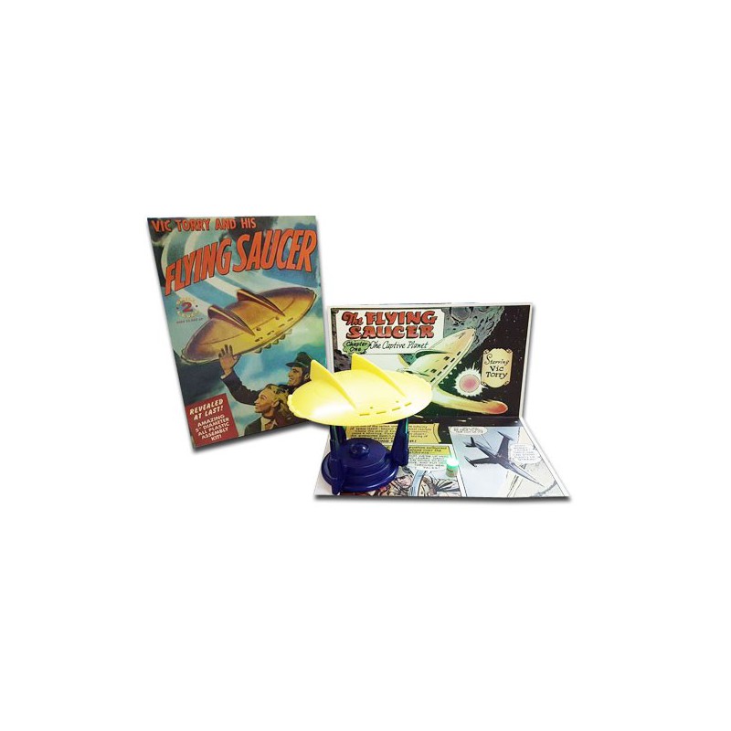 Vic Torry und sein fliegendes Untertassen + LED -Plastikfiktion Modell | Scientific-MHD