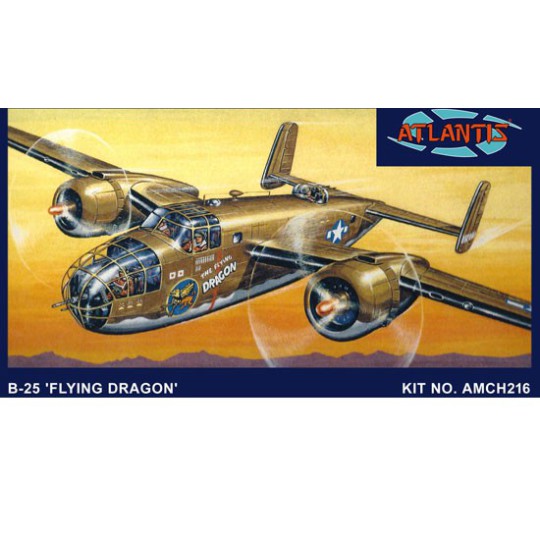 Plastikflugzeug Modell B-25 Flying Dragon mit Drehständer 1/64 Plastikflugzeug Modell B-25 Flying Dragon mit Drehständer 1/64 | Scientific-MHD