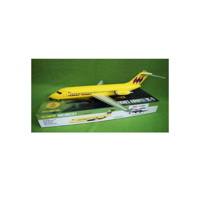 Hughes Airways Plastikmodell DC-9-Flugzeug 1/72 | Scientific-MHD