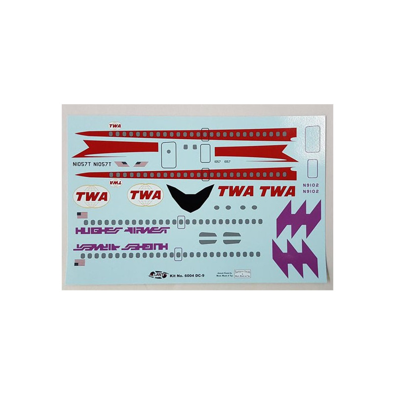 Hughes Airways Plastikmodell DC-9-Flugzeug 1/72 | Scientific-MHD