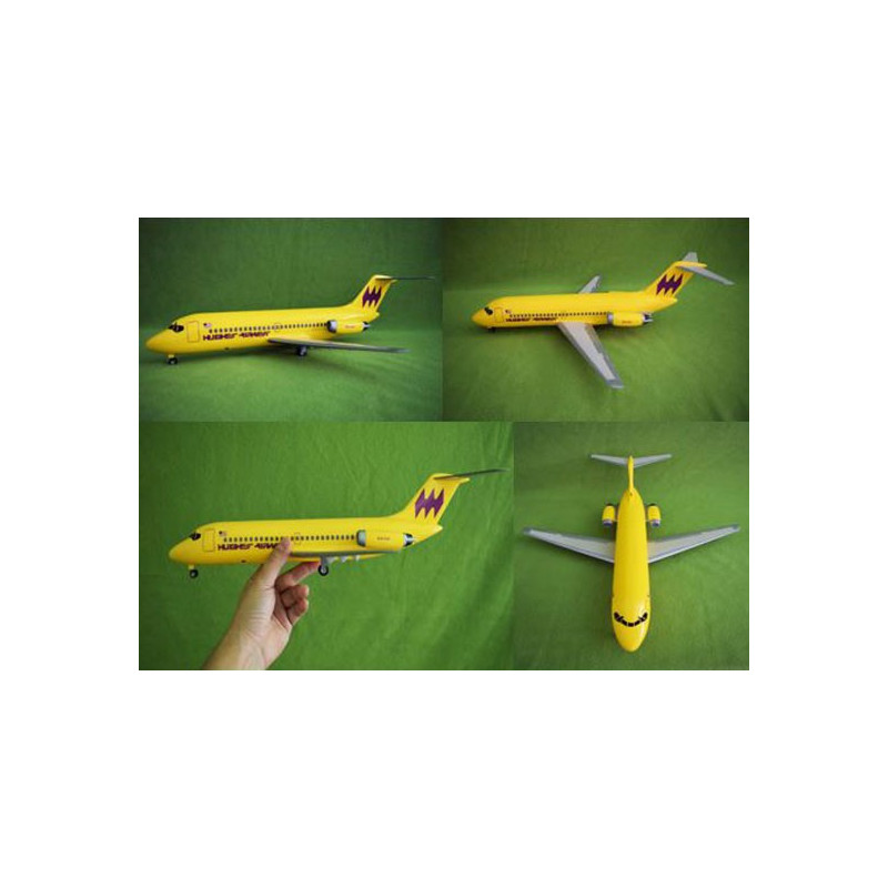 Hughes Airways Plastikmodell DC-9-Flugzeug 1/72 | Scientific-MHD