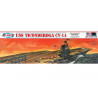 USS Ticonderoga CV-4 abgewinkelt 1/500 Plastikbootmodell | Scientific-MHD