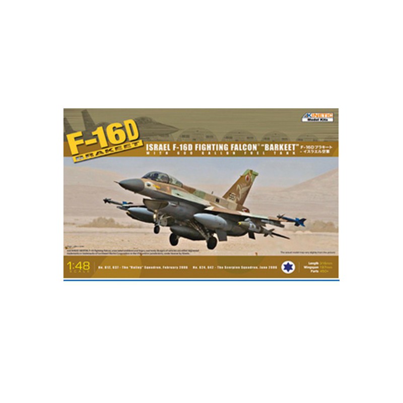 Kunststoffflugzeugmodell IDF F-16d Barak 1/48 | Scientific-MHD