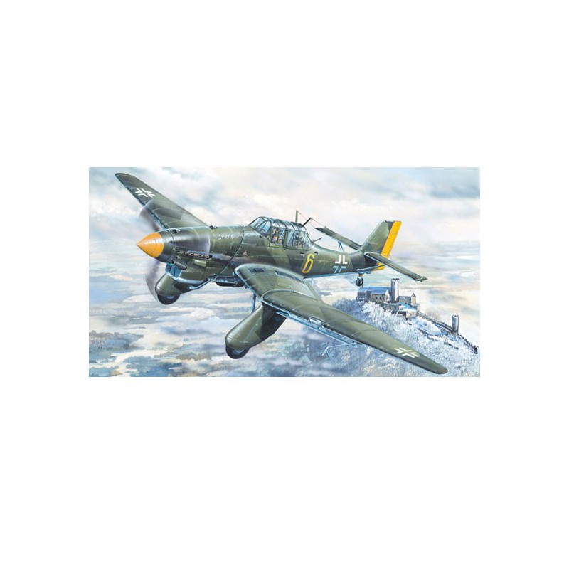 Junkers Ju-87a Stuka Plastikflugzeugmodell | Scientific-MHD