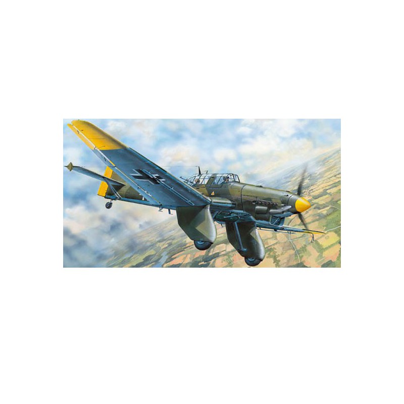 Junkers Ju-87a Stuka Plastikflugzeugmodell | Scientific-MHD