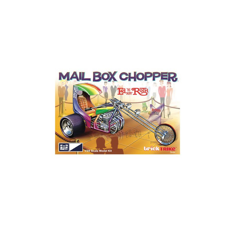 Ed Roths Mail Chopper 1/25 Plastikautoabdeckung | Scientific-MHD