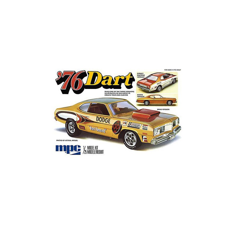 Kunststoffauto Modell 1976 Dodge Dart Sport 1:25 | Scientific-MHD