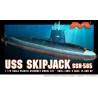 USS Skipjack Submarine 1/72 Plastikbootmodell | Scientific-MHD