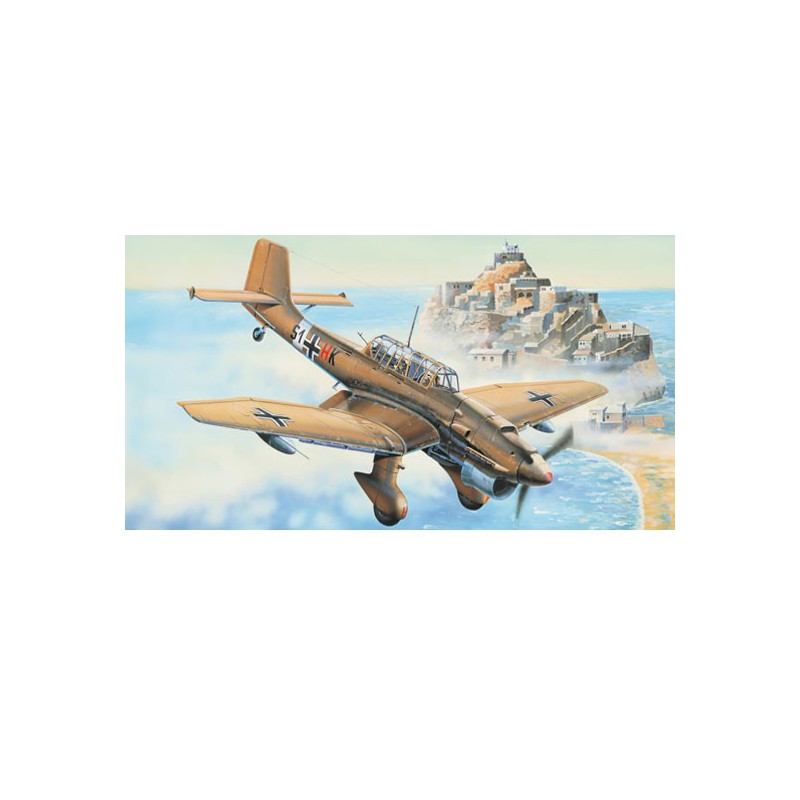 Junkers Ju-87R Stuka Plastikflugzeugmodell | Scientific-MHD