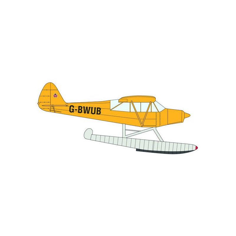 Kunststoff -Kunststoffmodell Piper Super Cub Hydravion 1/48 | Scientific-MHD