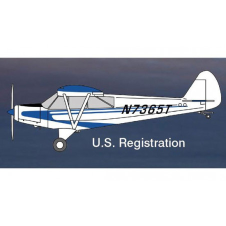 Kunststoff -Kunststoffmodell Piper Super Cub 1/48 | Scientific-MHD