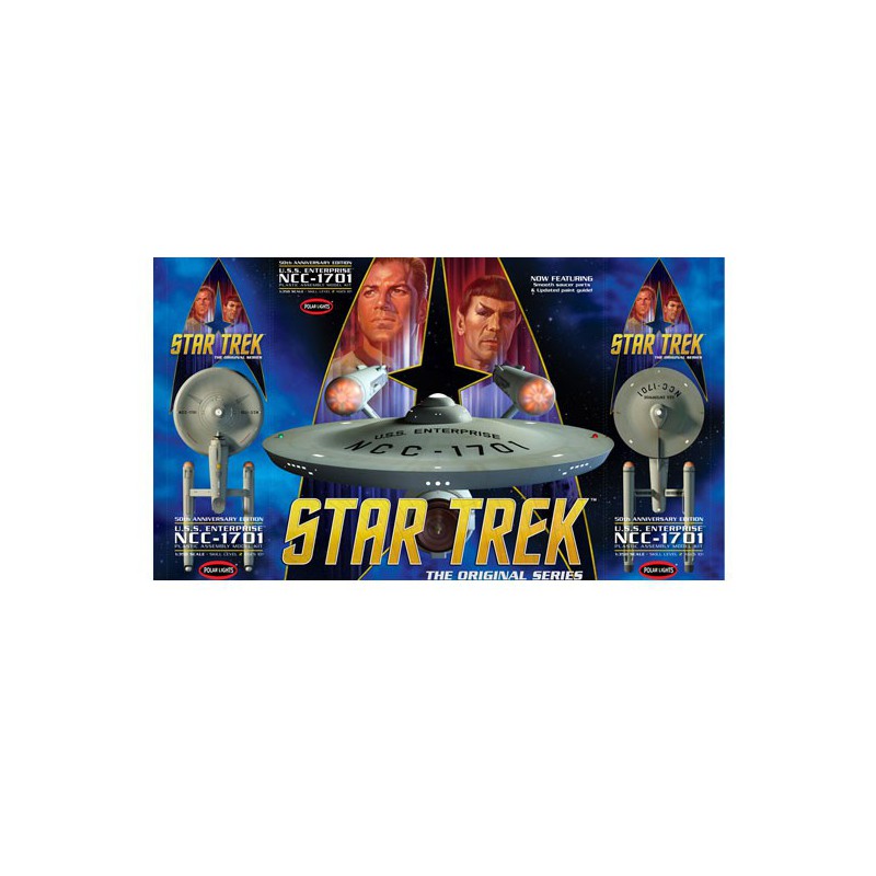 TV Star Trek USS Enterprise 50. Anniv Standard Plastikmodell. 1/350 Ausgabe | Scientific-MHD