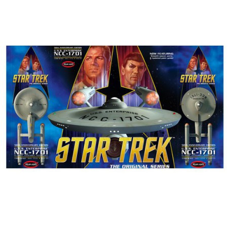 TV Star Trek USS Enterprise 50. Anniv Standard Plastikmodell. 1/350 Ausgabe | Scientific-MHD TV Star Trek USS Enterprise 50. Anniv Standard Plastikmodell. 1/350 Ausgabe | Scientific-MHD