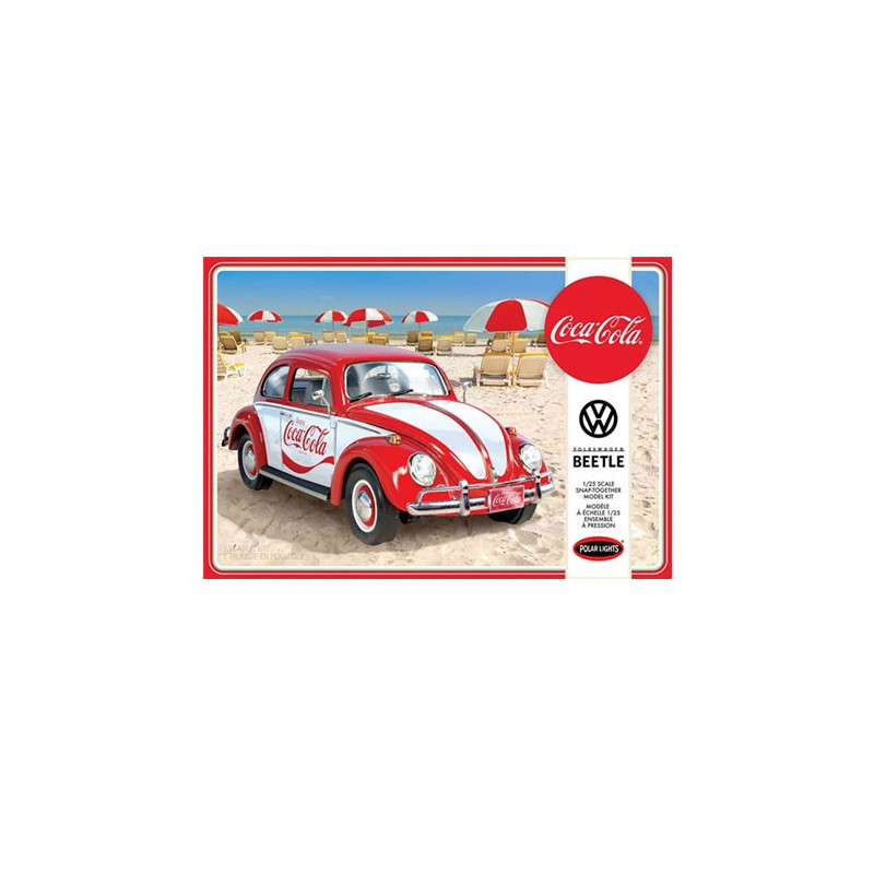 Kunststoffauto Modell V. Käfer Snap Coca-Cola 1/25 | Scientific-MHD