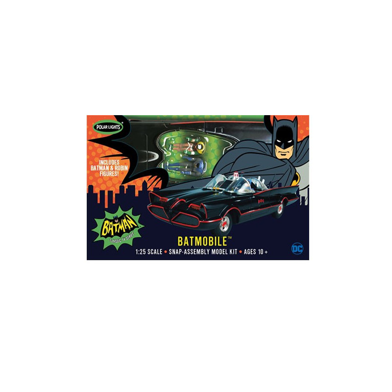 TV -Serie Plastik 1966 Batmobil (Snap) 1:25 | Scientific-MHD