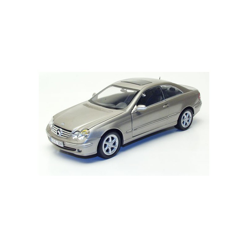 Miniaturauto -Würfel AU1/18 Mercedes CLK Silber Cut 1/18 | Scientific-MHD