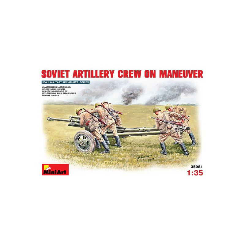1/35 Sowitische Artillerie -Figurine | Scientific-MHD