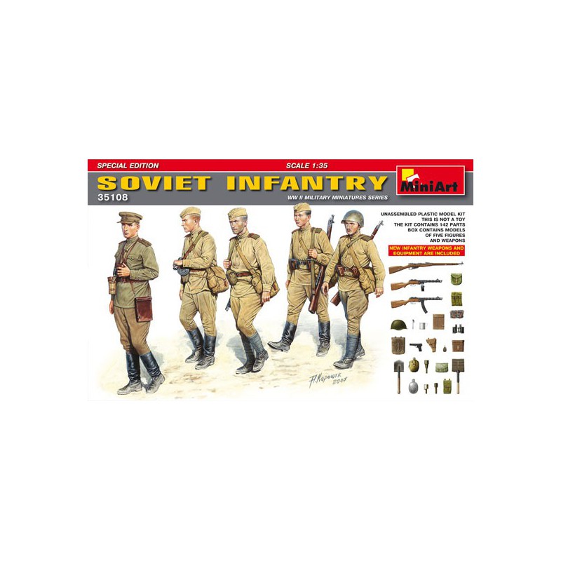 Sowjetische Infanterie -Figur E. Special 1/35 | Scientific-MHD