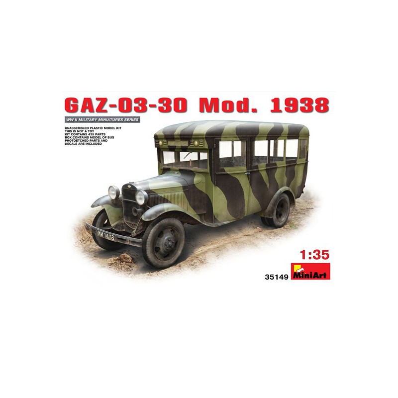 Kunststoff-LKW-Modell Gaz 03-30 Mod 1938 1/35 | Scientific-MHD