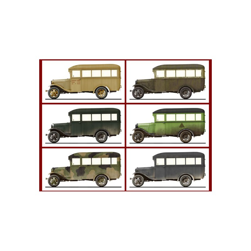 Kunststoff-LKW-Modell Gaz 03-30 Mod 1938 1/35 | Scientific-MHD