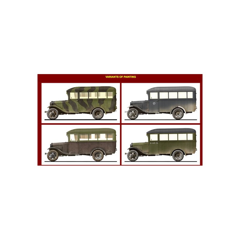 Kunststoff-LKW-Modell Gaz 03-30 Mod 1938 1/35 | Scientific-MHD