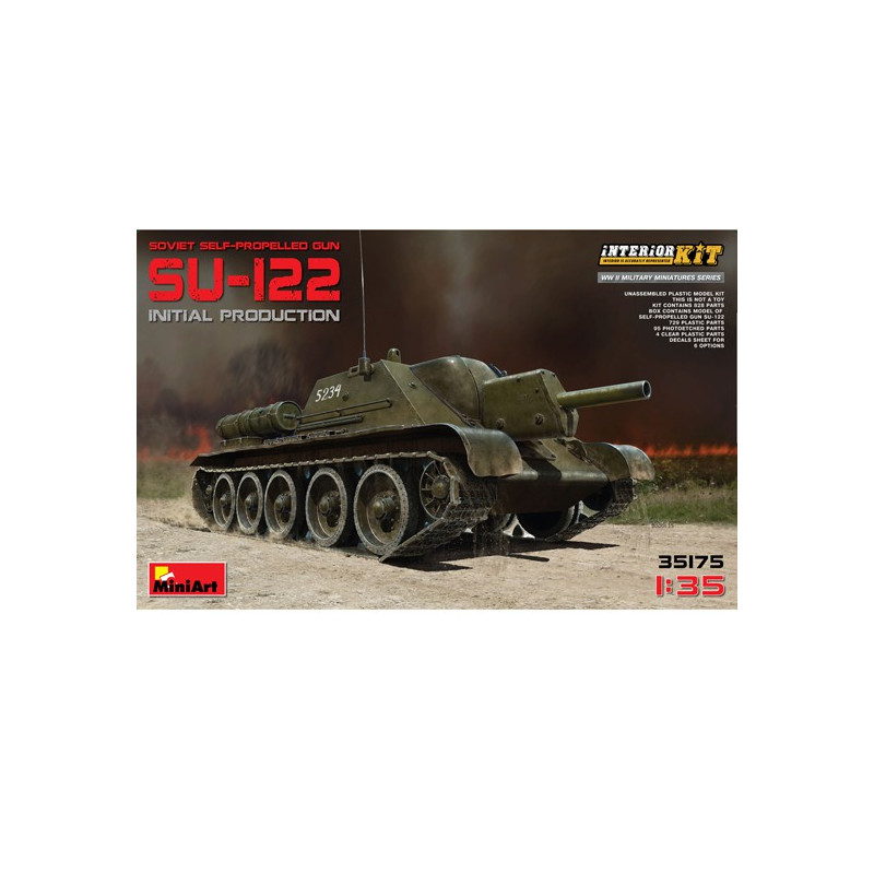 SU-122 Early 1/35 Kunststofftankmodell Full int. | Scientific-MHD