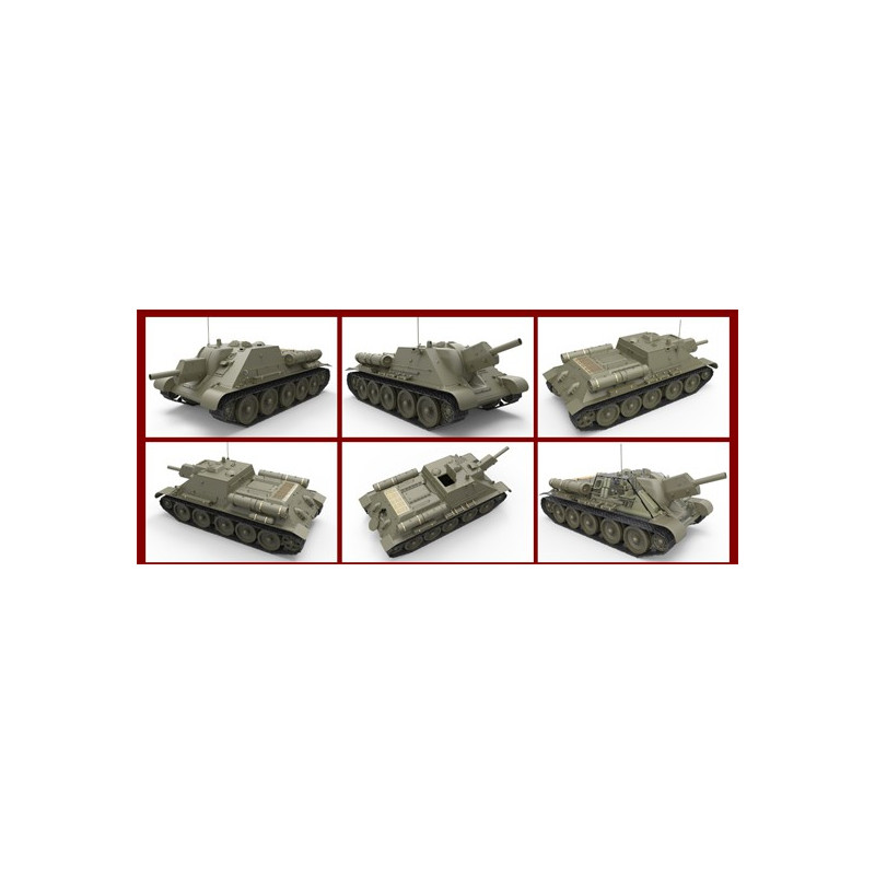 SU-122 Early 1/35 Kunststofftankmodell Full int. | Scientific-MHD