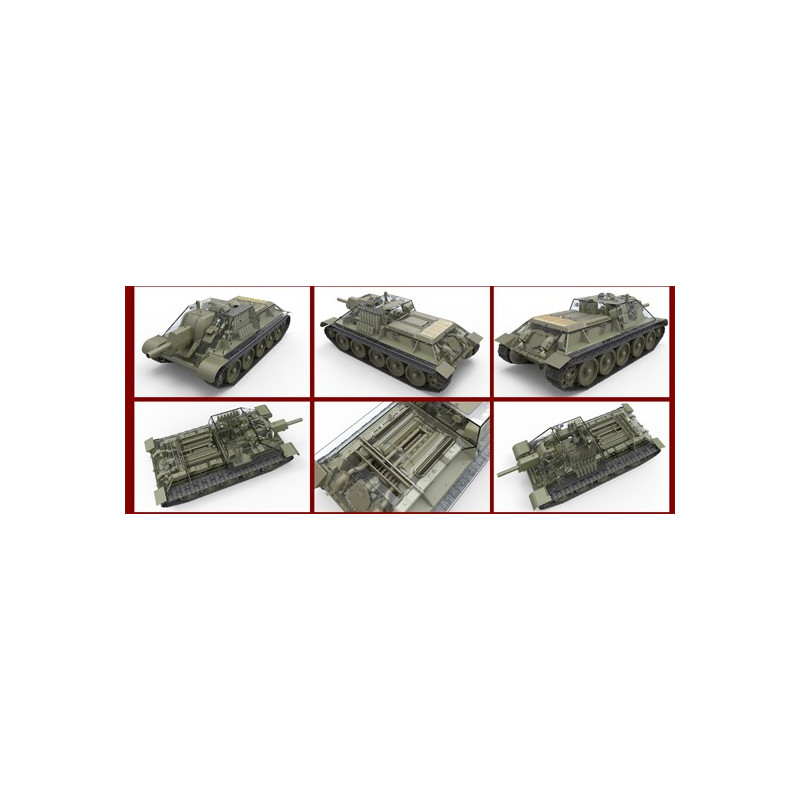 SU-122 Early 1/35 Kunststofftankmodell Full int. | Scientific-MHD