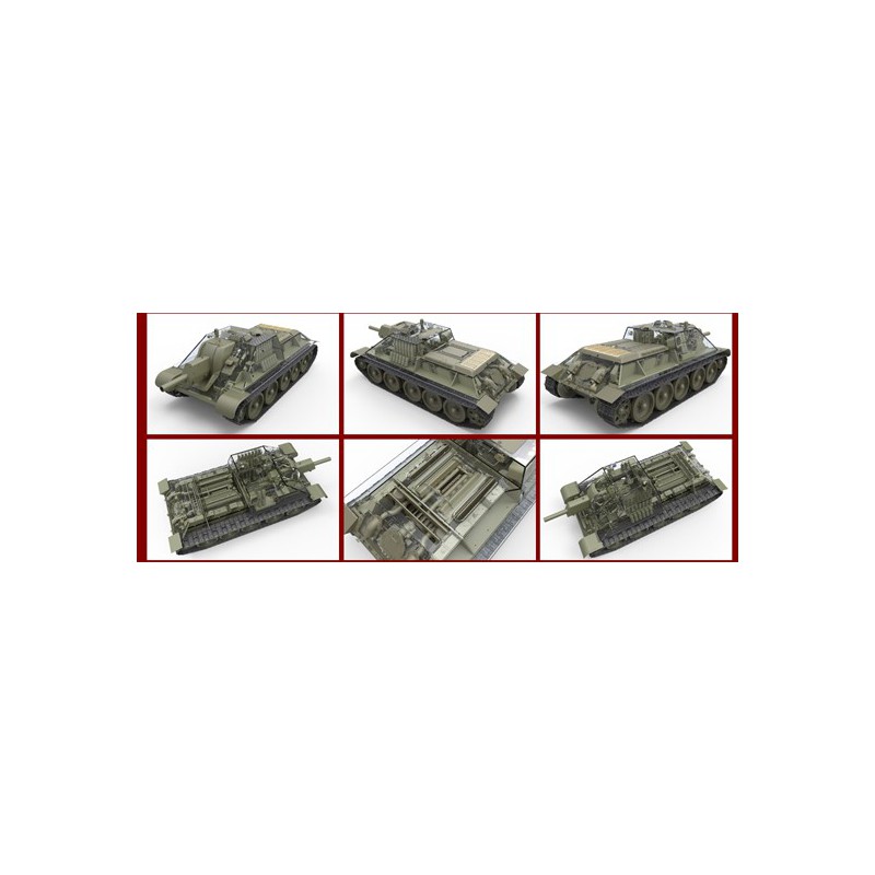 SU-122 Early 1/35 Kunststofftankmodell Full int. | Scientific-MHD SU-122 Early 1/35 Kunststofftankmodell Full int. | Scientific-MHD