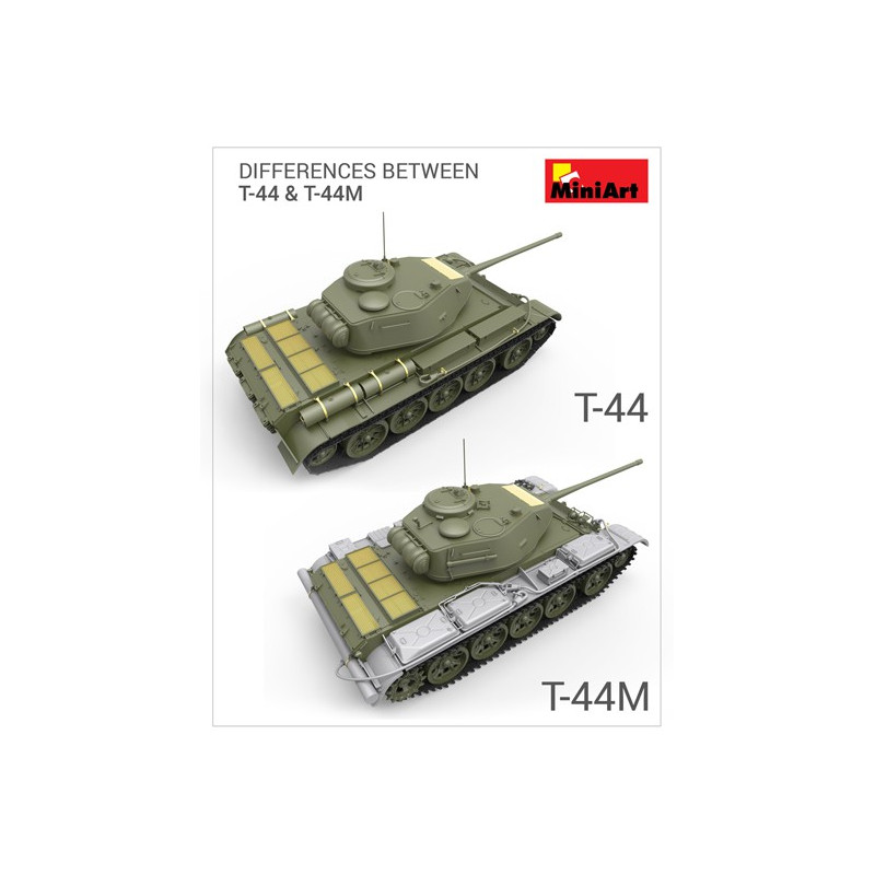 T-44M Kunststofftankmodell Sowjetischer Tank 1/35 | Scientific-MHD