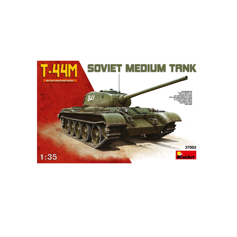 T-44M Kunststofftankmodell Sowjetischer Tank 1/35 | Scientific-MHD