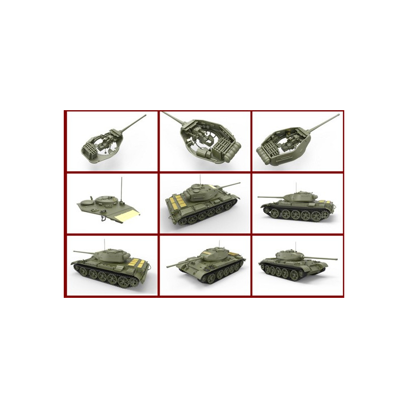 T-44M Kunststofftankmodell Sowjetischer Tank 1/35 | Scientific-MHD