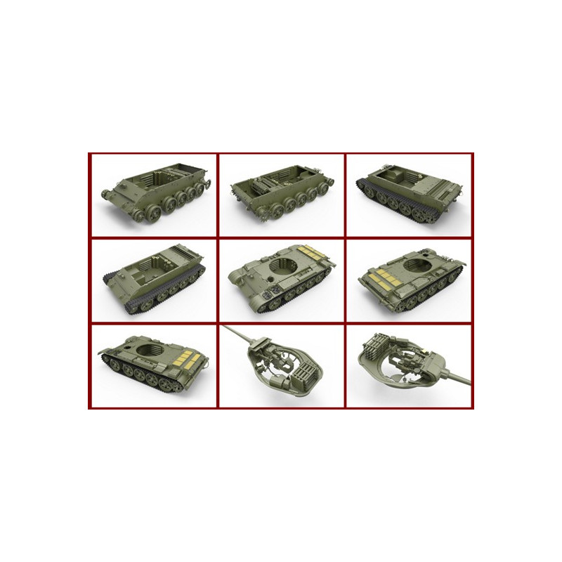 T-44M Kunststofftankmodell Sowjetischer Tank 1/35 | Scientific-MHD