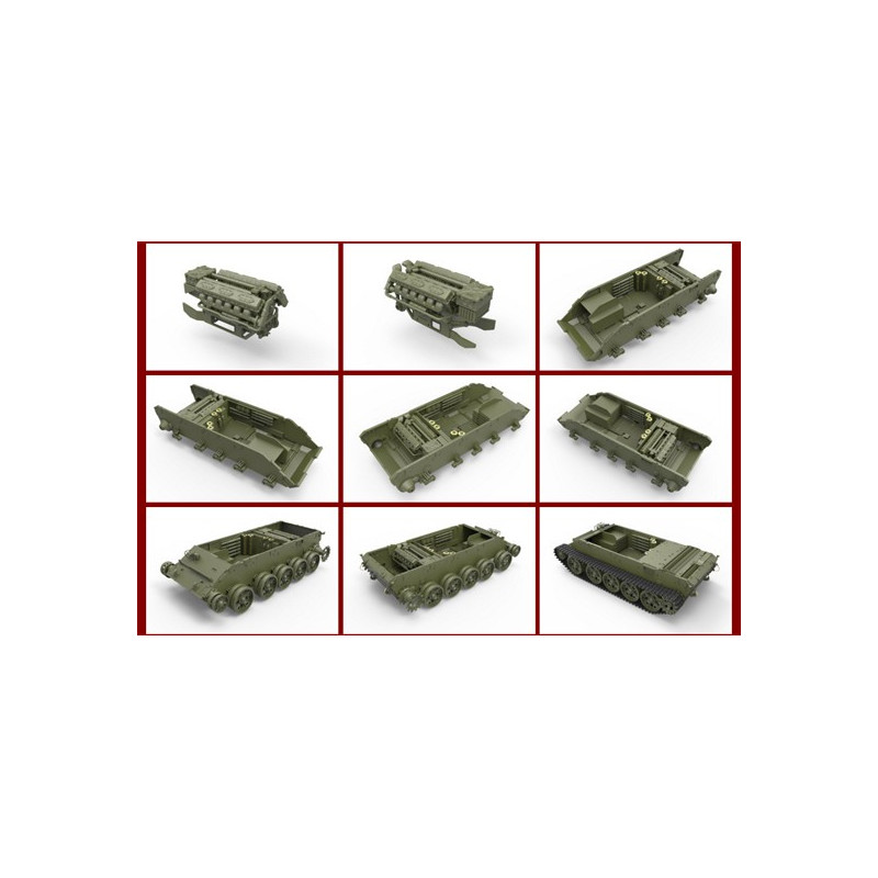 T-44M Kunststofftankmodell Sowjetischer Tank 1/35 | Scientific-MHD