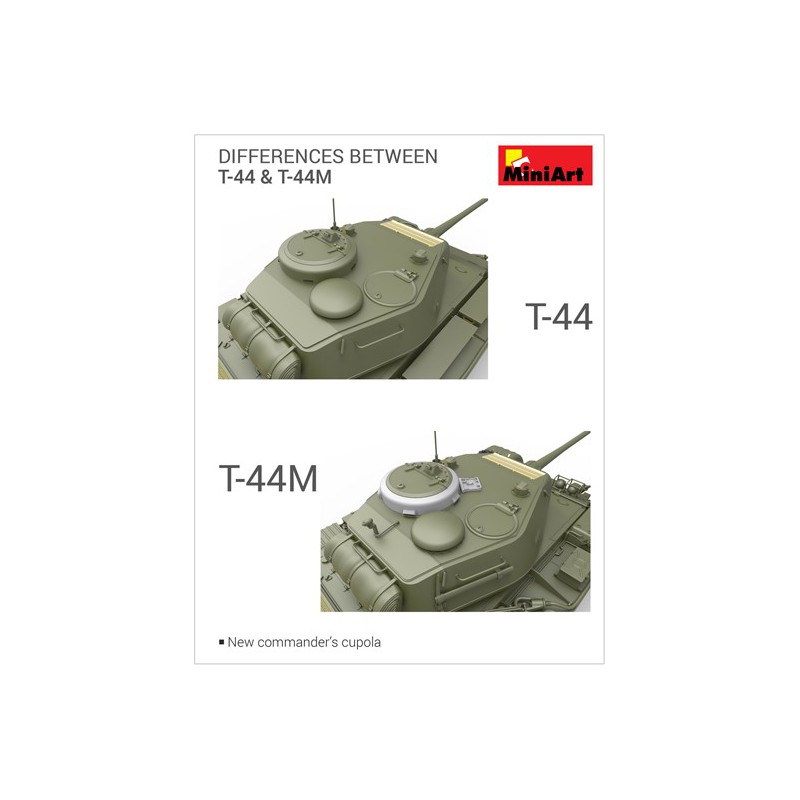 T-44M Kunststofftankmodell Sowjetischer Tank 1/35 | Scientific-MHD