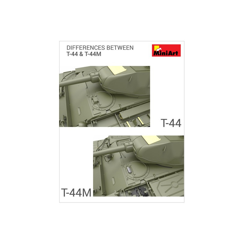 T-44M Kunststofftankmodell Sowjetischer Tank 1/35 | Scientific-MHD