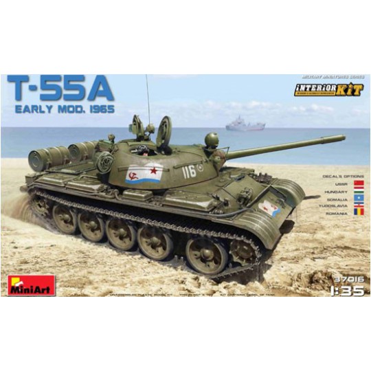 T-55A Early Mod Plastic Tank Tankmodell. 1965. Innenausrüstung T-55A Early Mod Plastic Tank Tankmodell. 1965. Innenausrüstung | Scientific-MHD