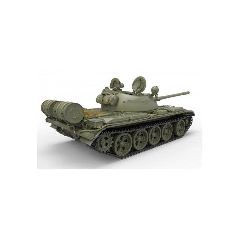 T-55A Early Mod Plastic Tank Tankmodell. 1965. Innenausrüstung | Scientific-MHD